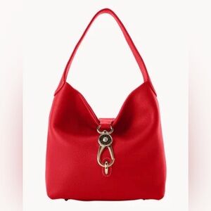 Dooney & Bourke Pebble Grain Small Logo Lock Sac!